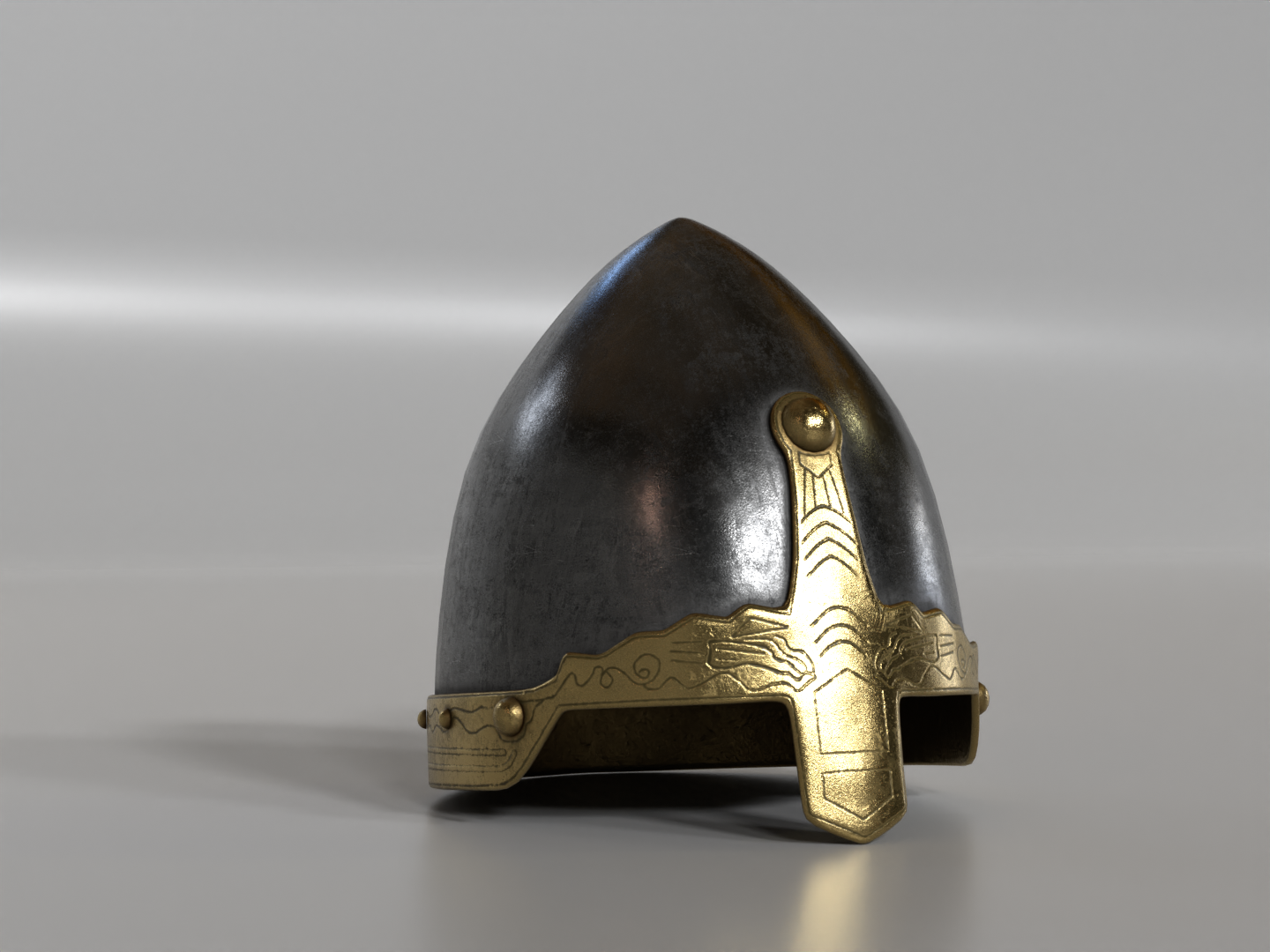 Medieval helmet 3D model