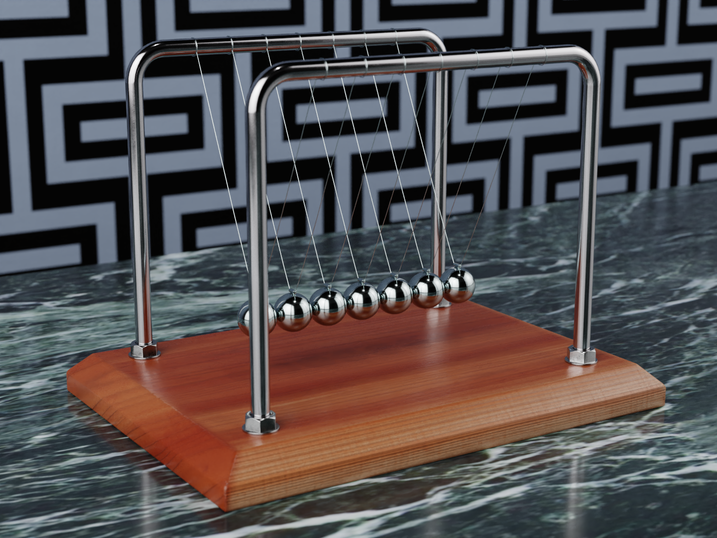 Energy cradle 3D model