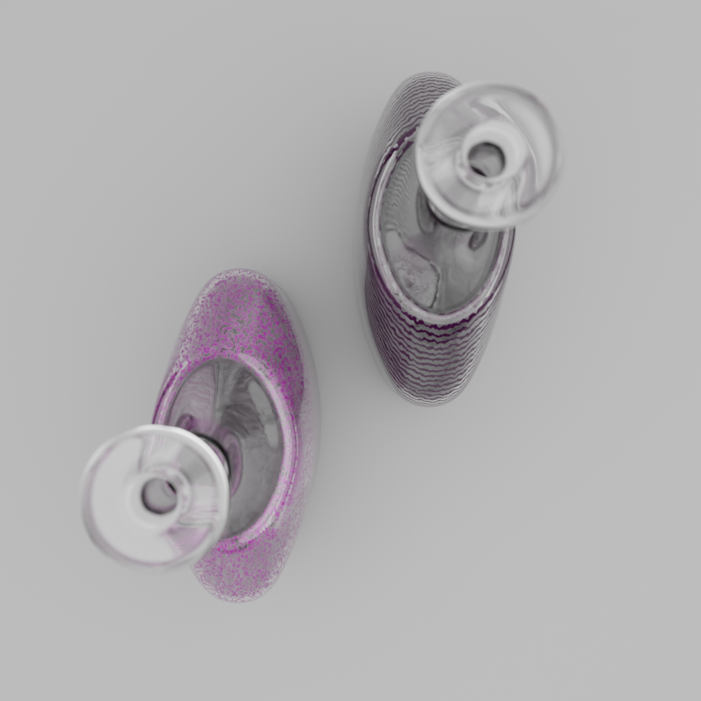 Decorative glass vase 3D model