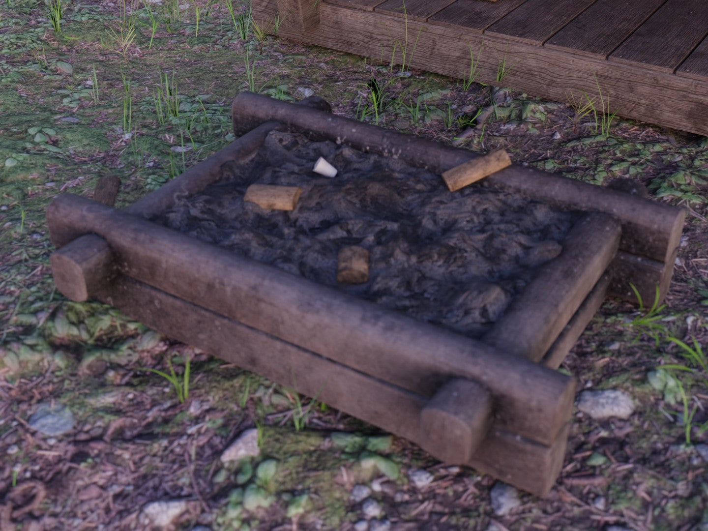 Wood shed 3D model