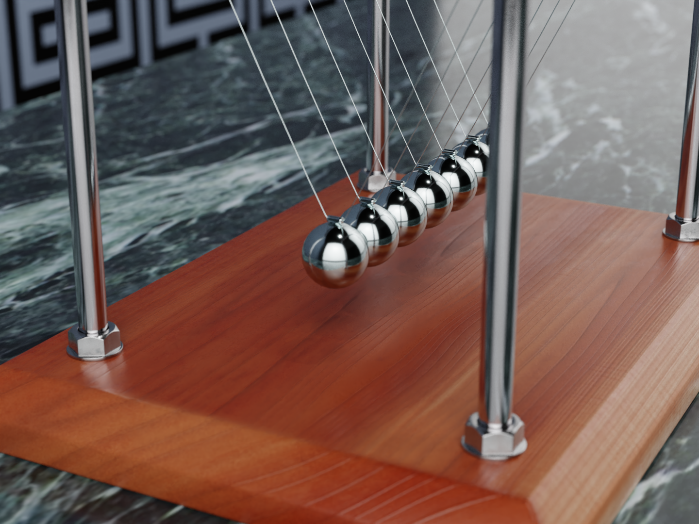 Energy cradle 3D model