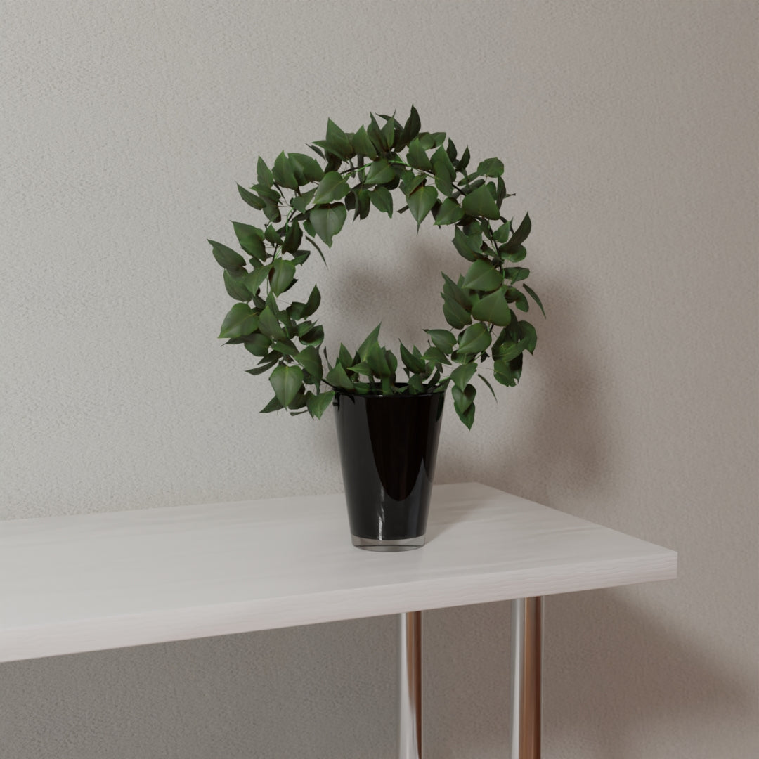 Circular Pot plant 3D model