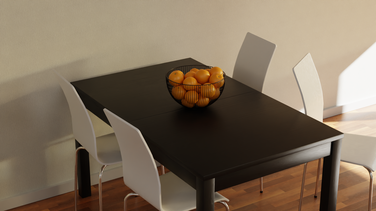 Fruit bowl Oranges 3D model