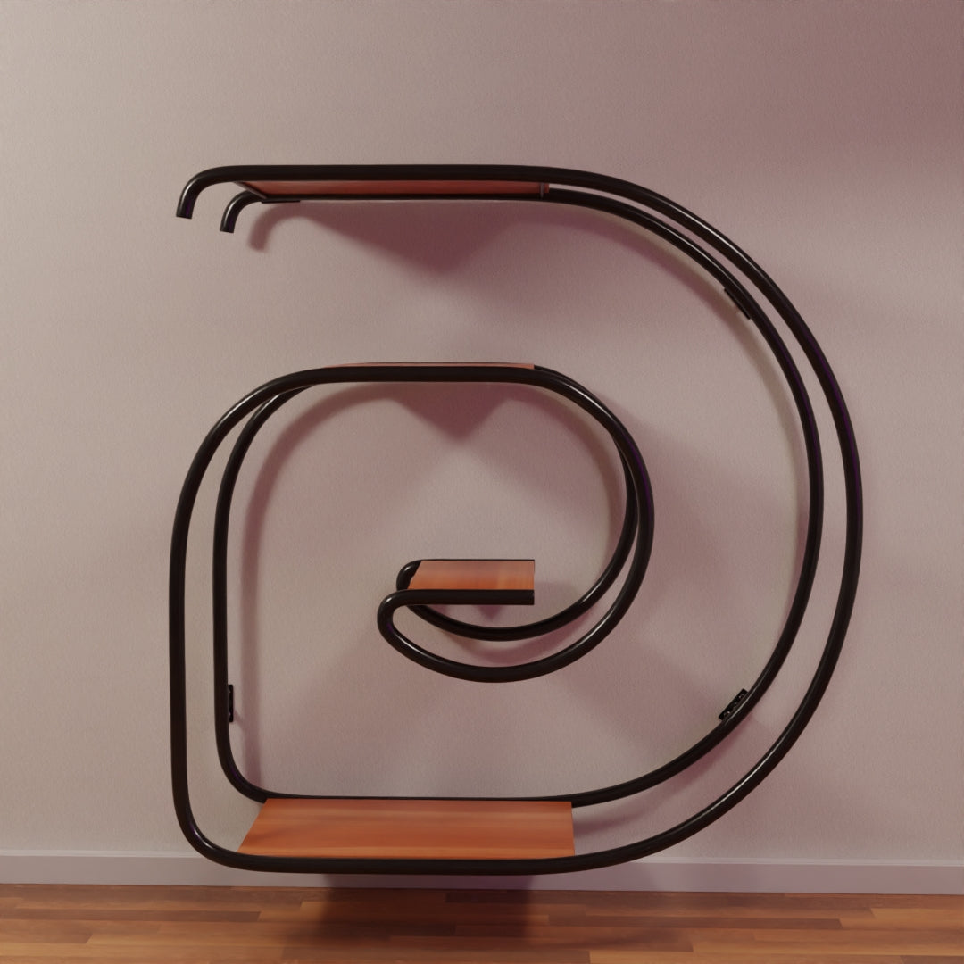Wall mounted shelf 3D model