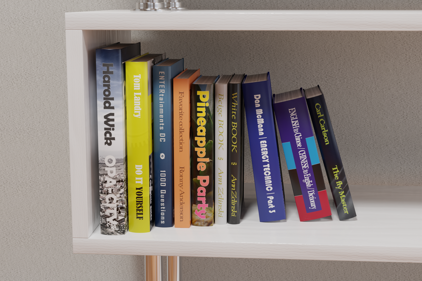 Books original set 3D model