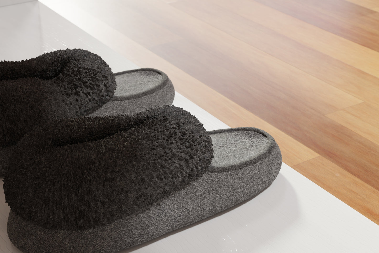 Bedroom slippers cozy 3D model