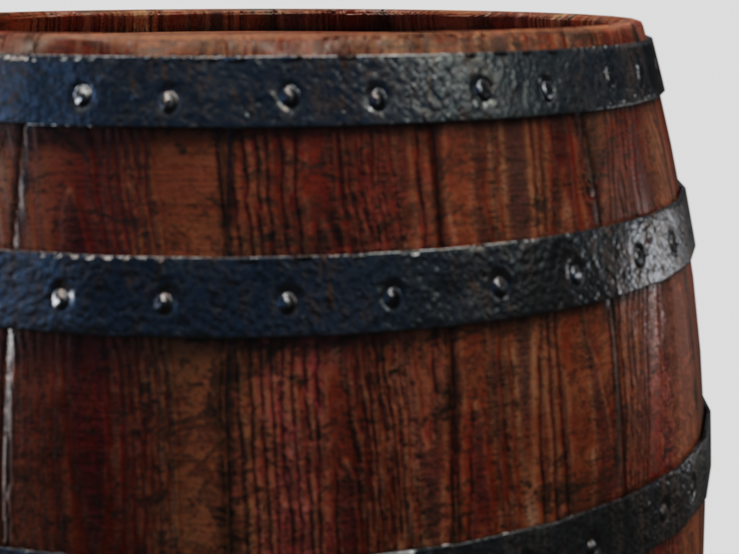 Barrel wooden set