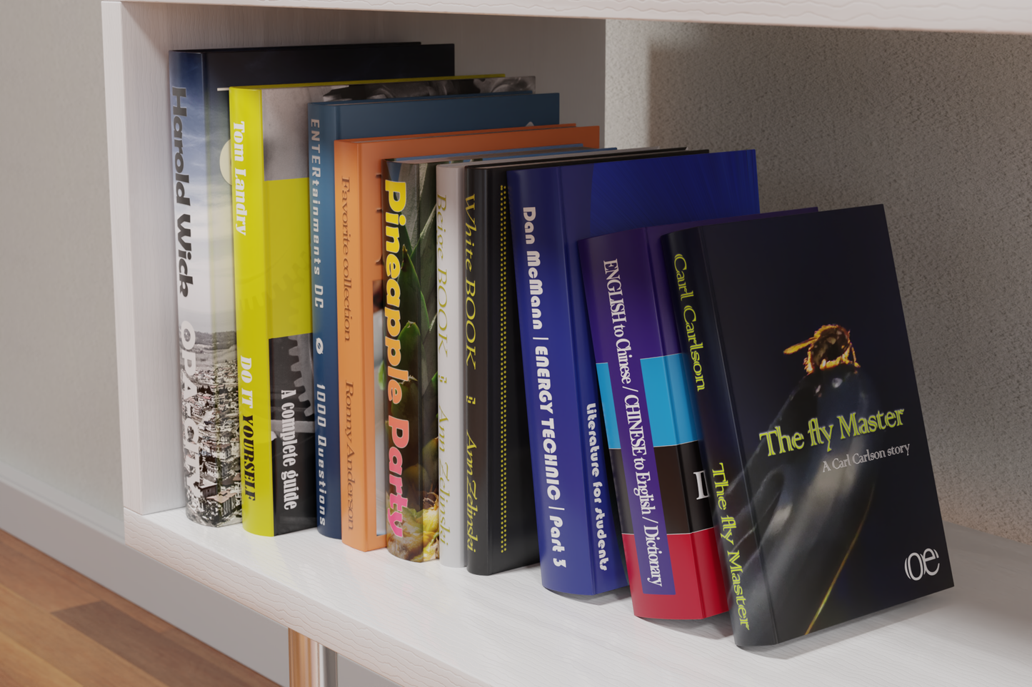 Books original set 3D model