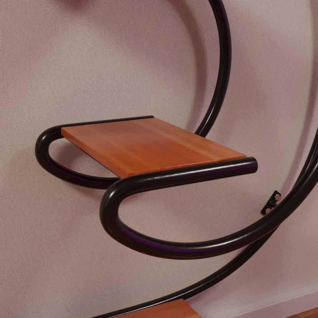 Wall mounted shelf 3D model