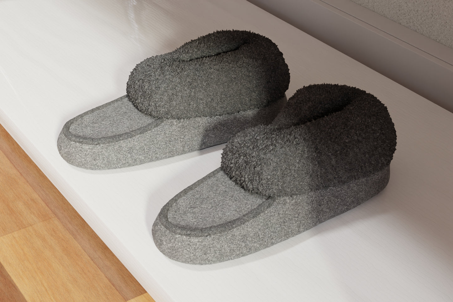 Bedroom slippers cozy 3D model