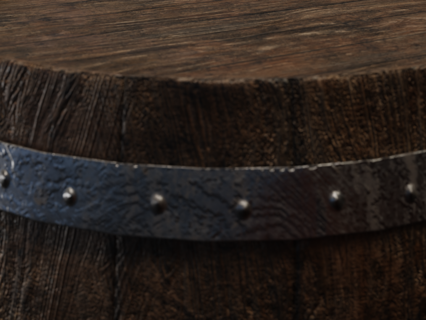 Barrel wooden set