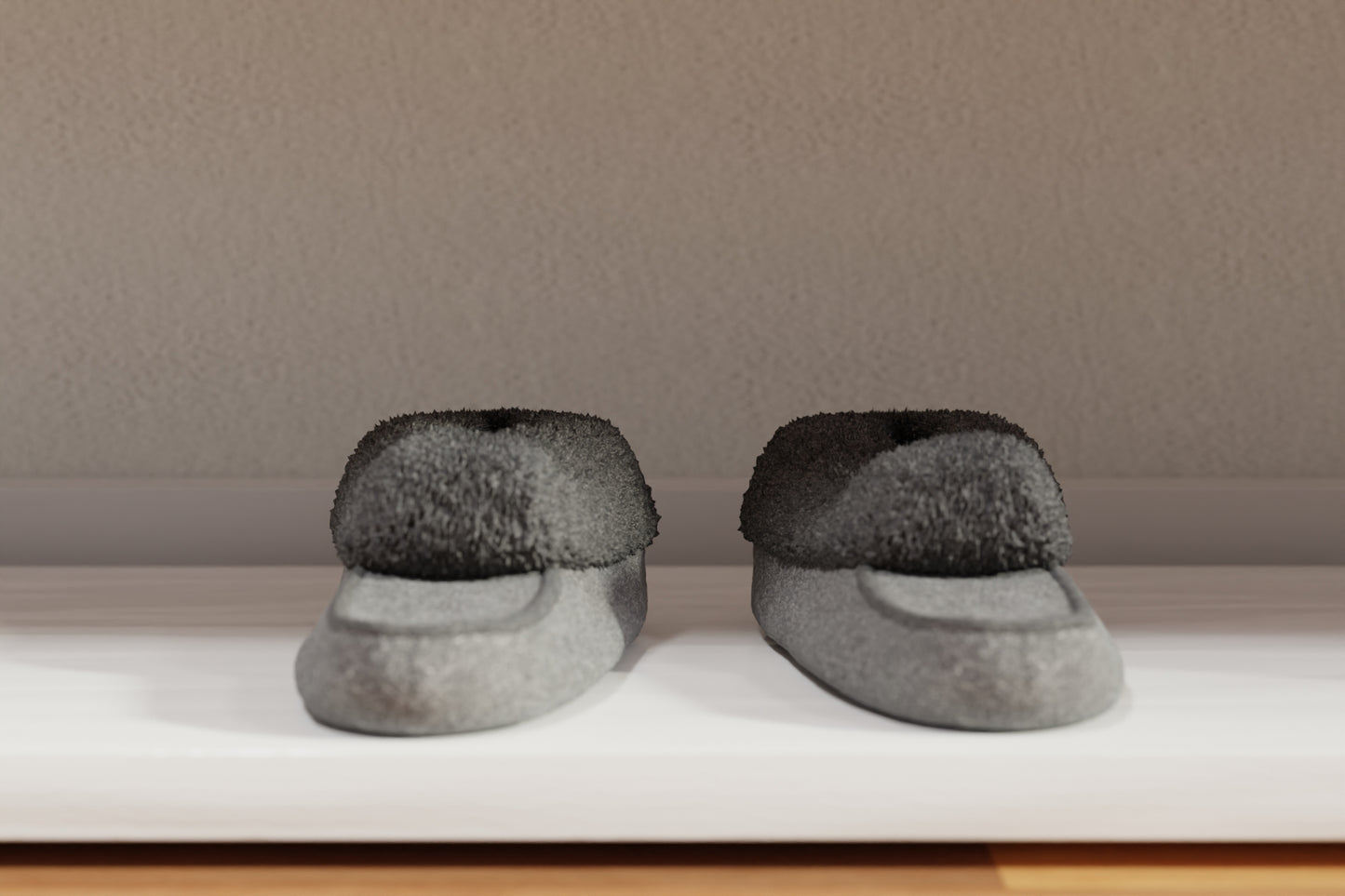 Bedroom slippers cozy 3D model