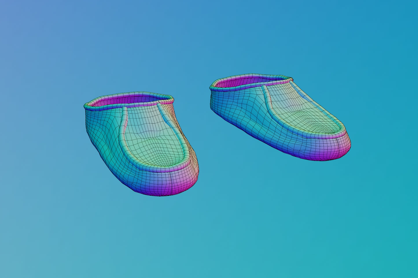 Bedroom slippers 3D model