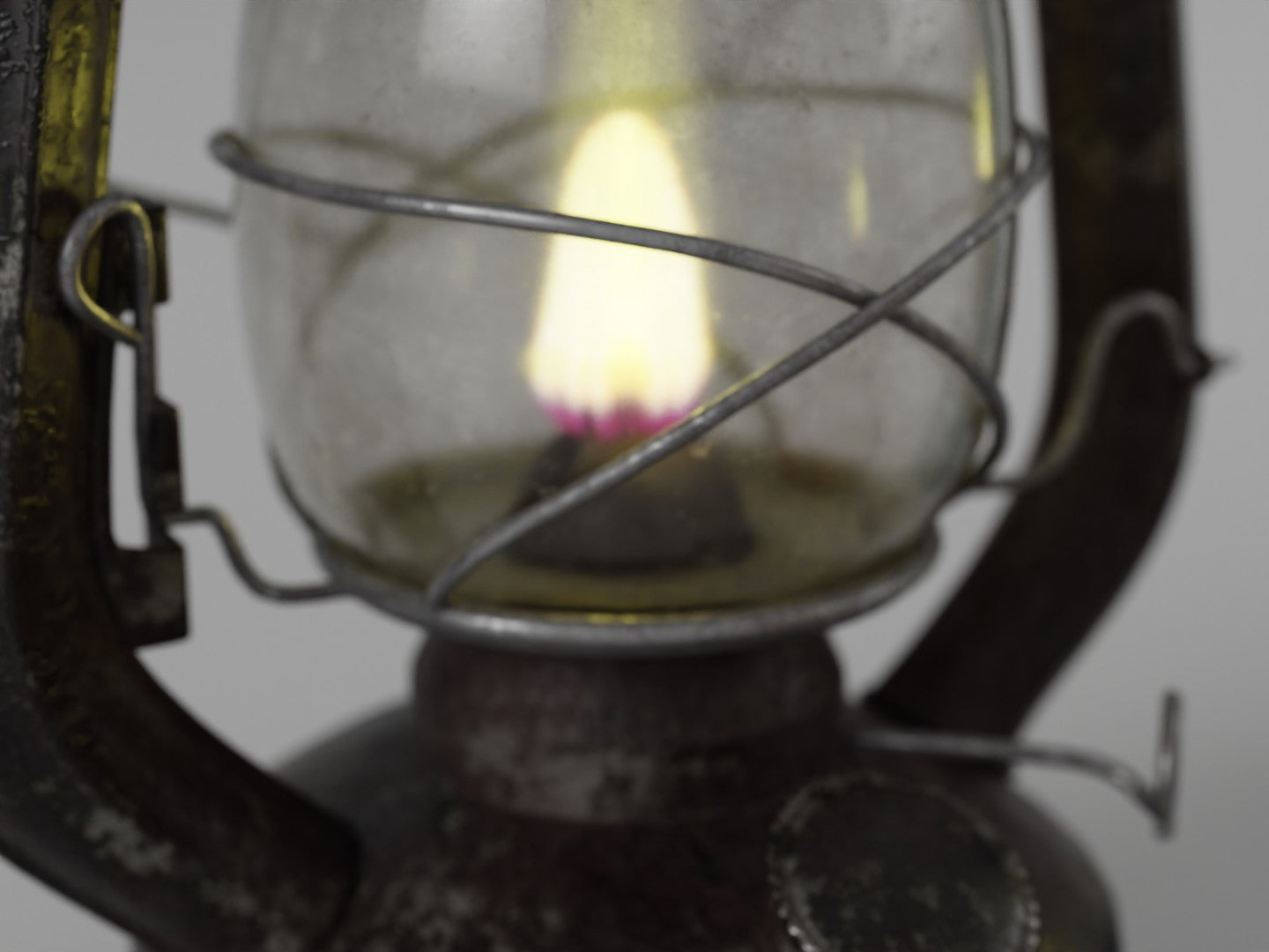 Oil lamp set 3D model