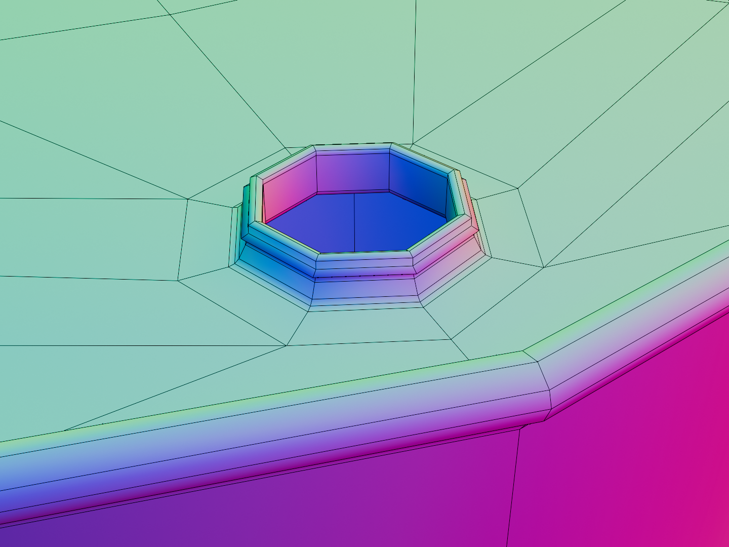 Oil drum set 3D model
