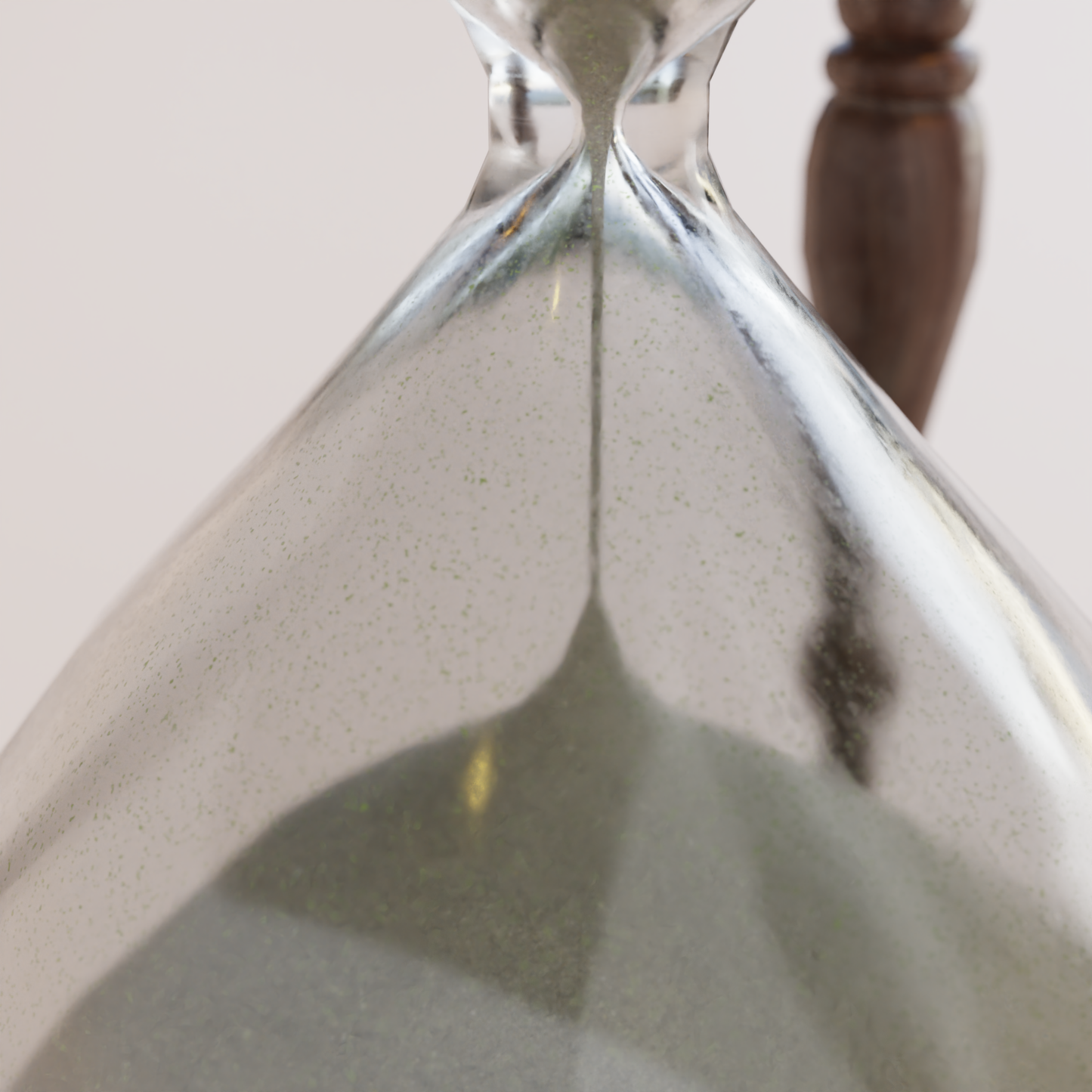 Hourglass old worn 3D model