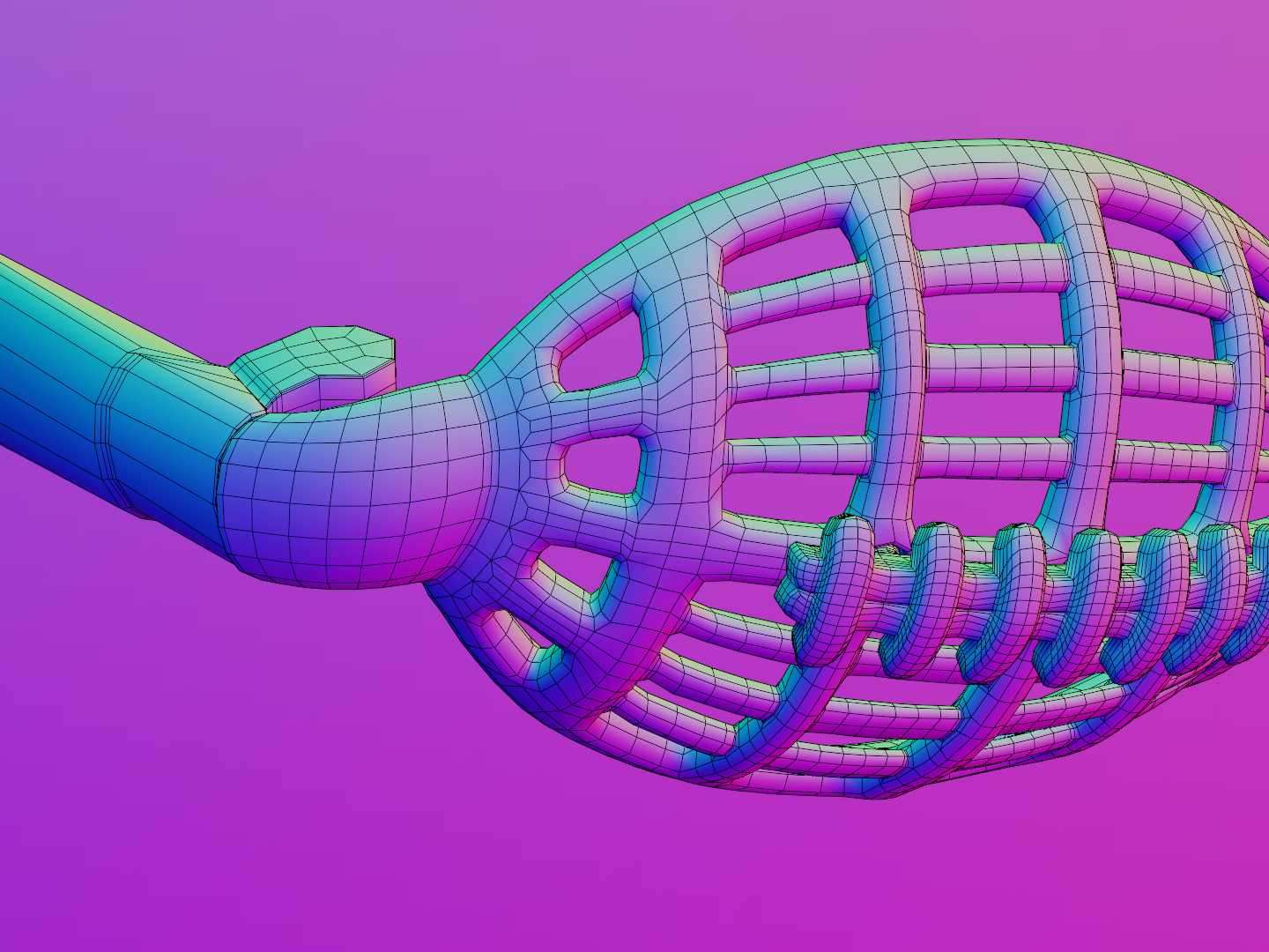 American Football Shades 3D model