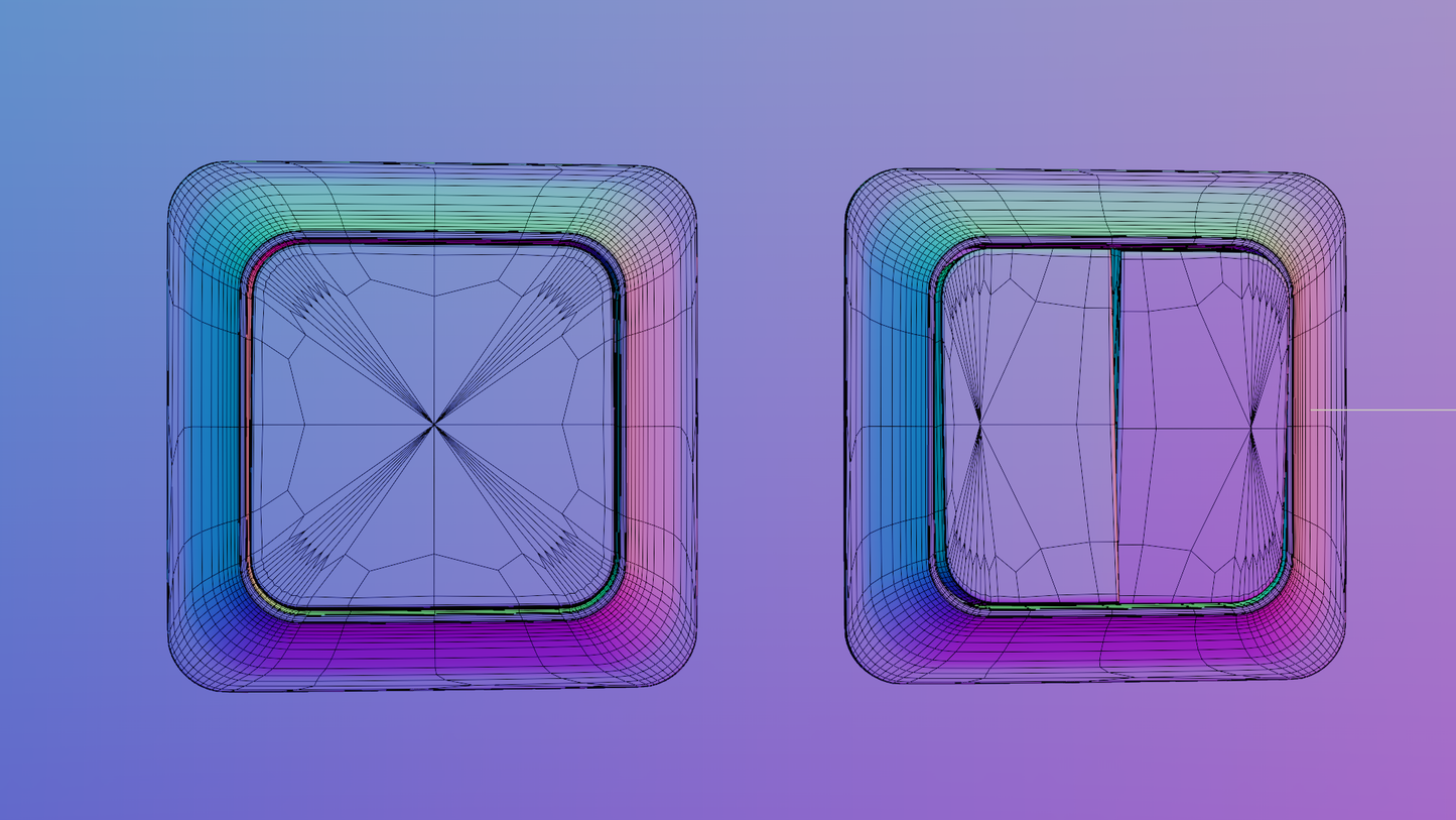 Trendy Light switch 3D model