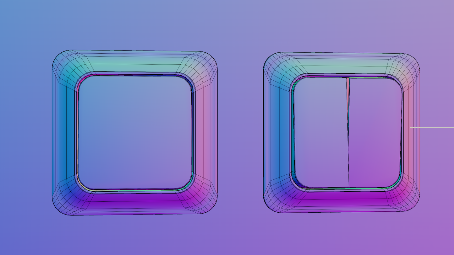 Trendy Light switch 3D model