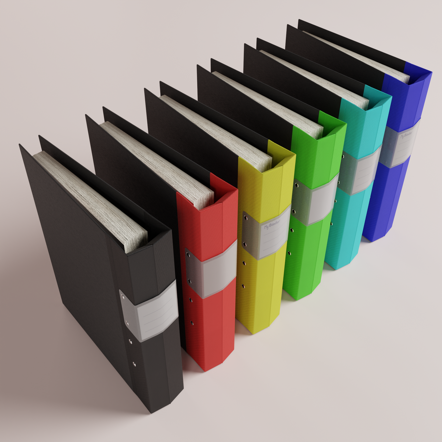Fork binders 3D model