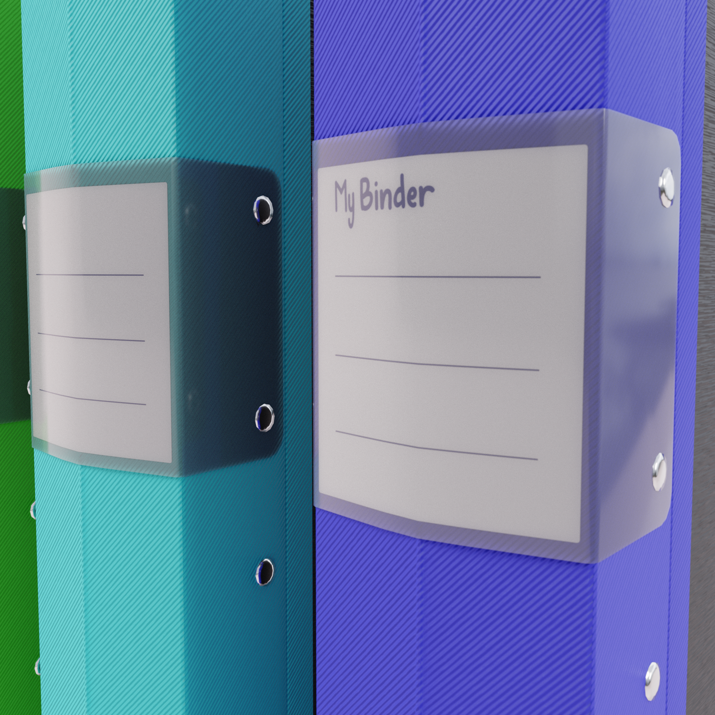Fork binders 3D model