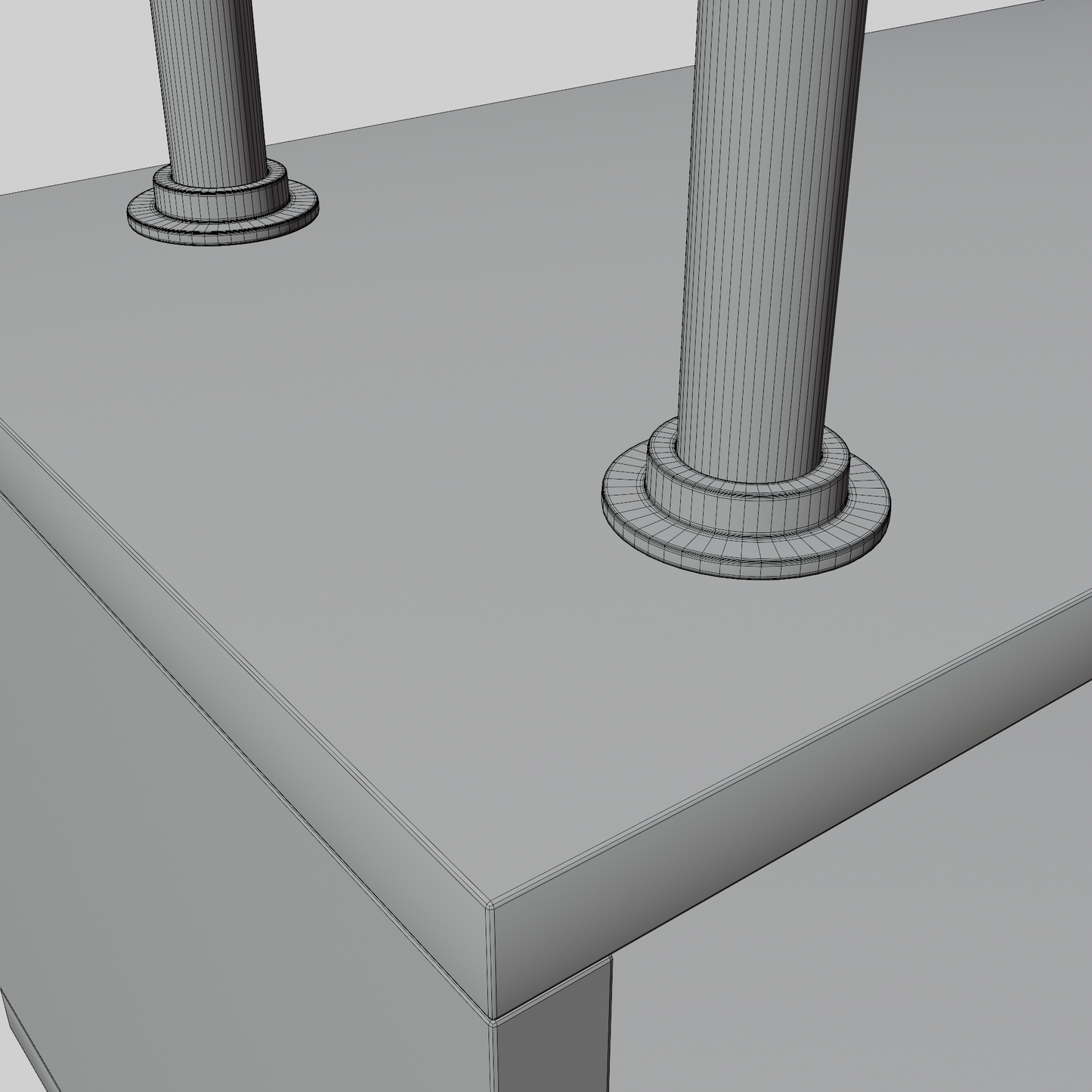 Shelf with assets 3D model