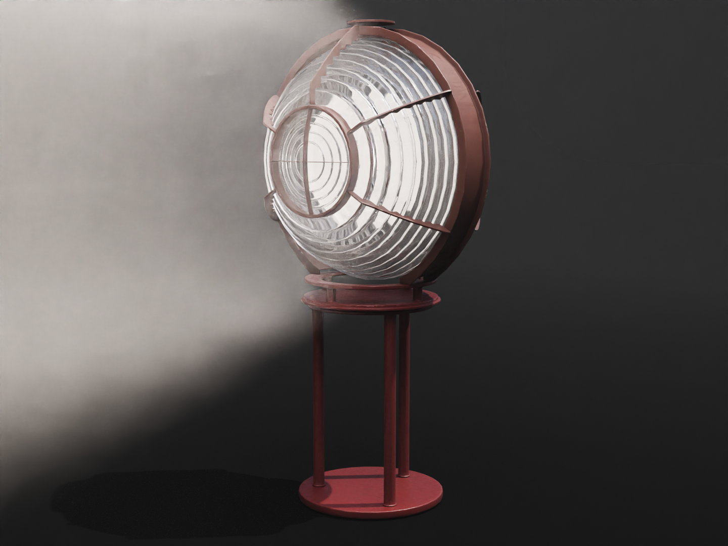 Fresnel light 3D model