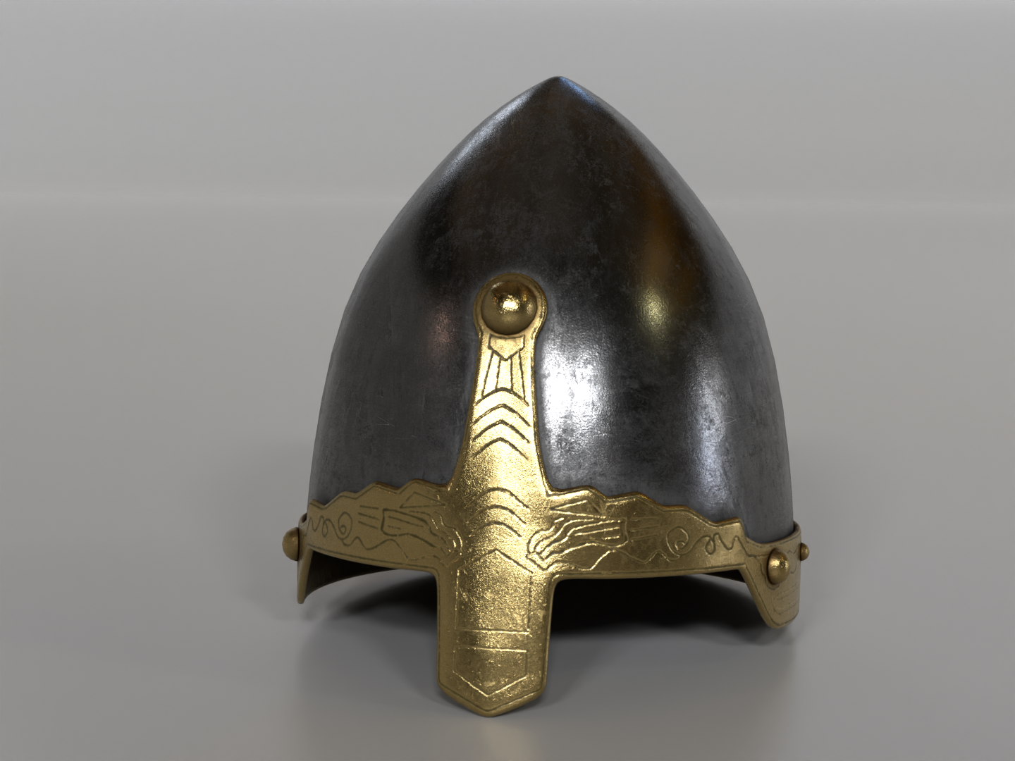 Medieval helmet 3D model