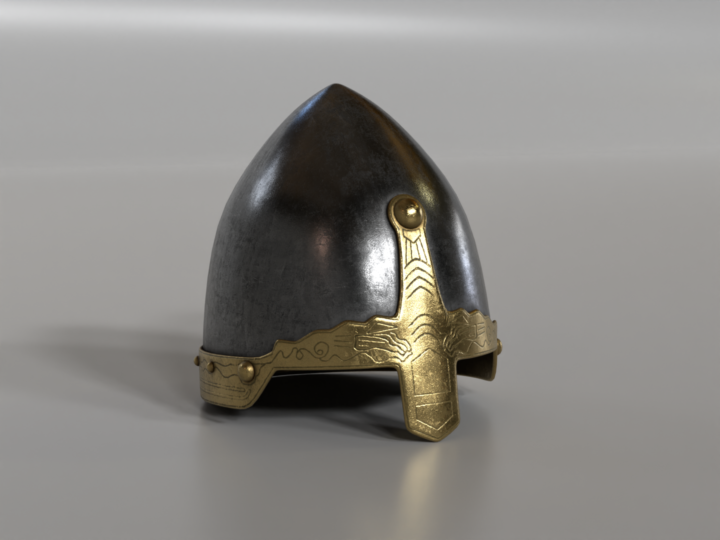 Medieval helmet 3D model