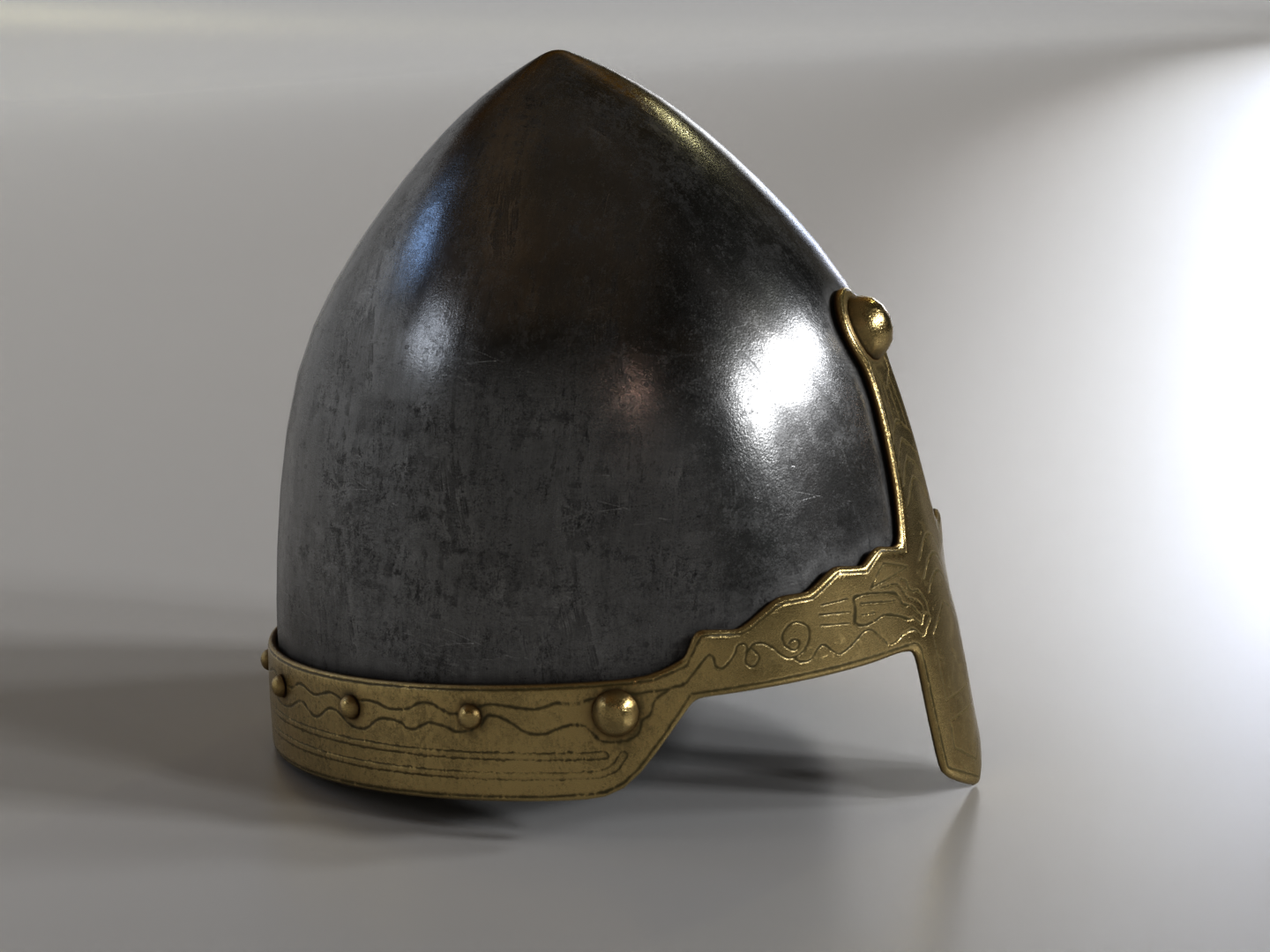 Medieval helmet 3D model