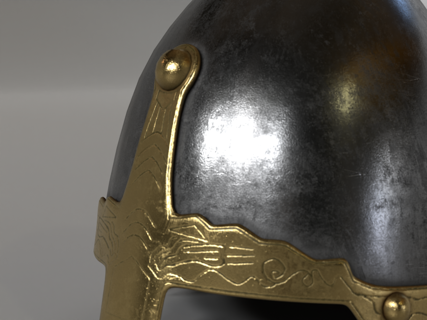 Medieval helmet 3D model