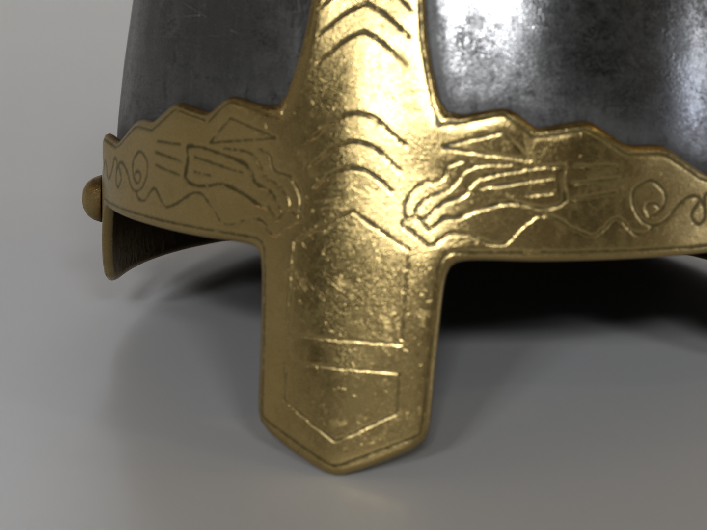 Medieval helmet 3D model