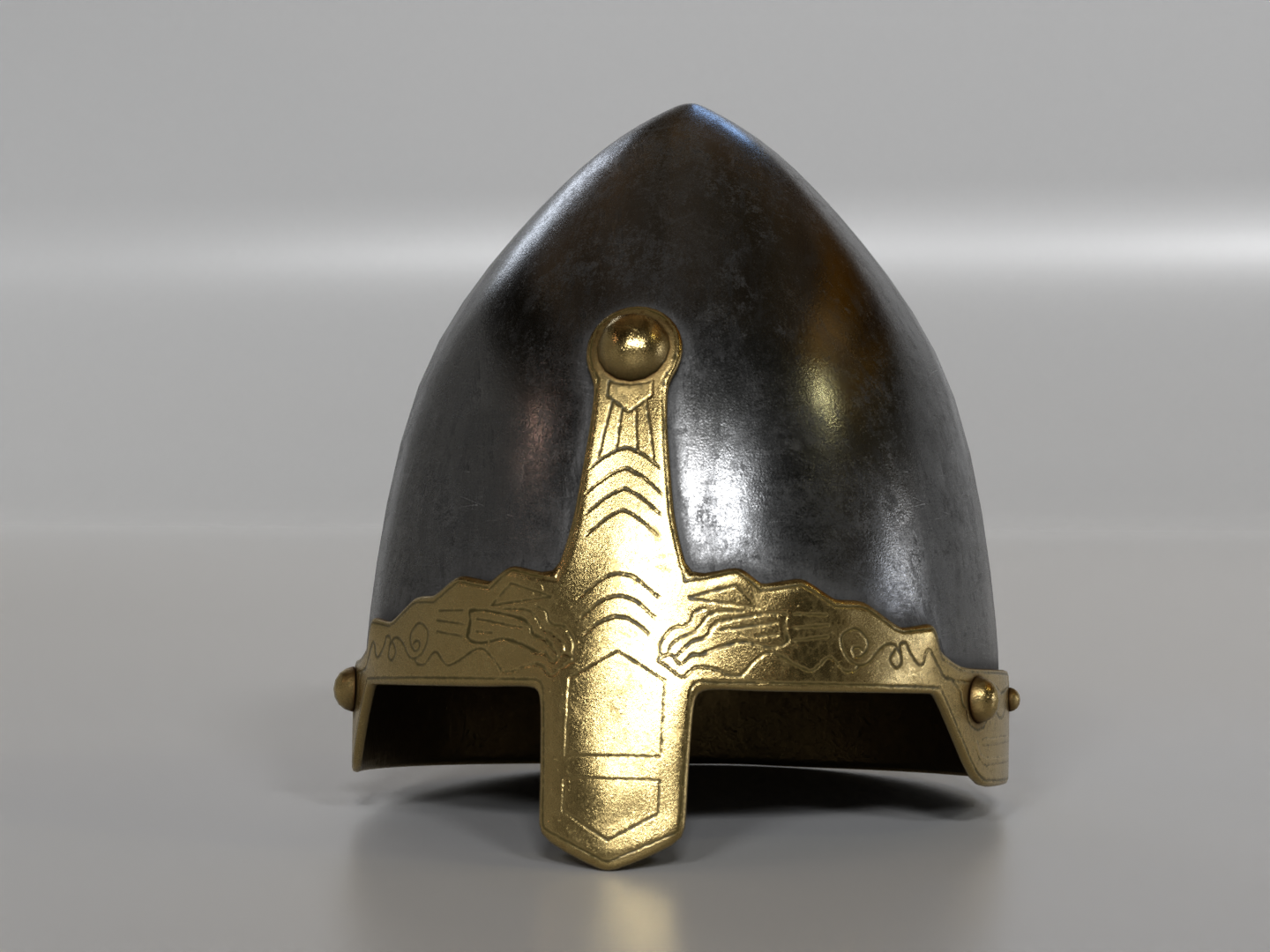 Medieval helmet 3D model
