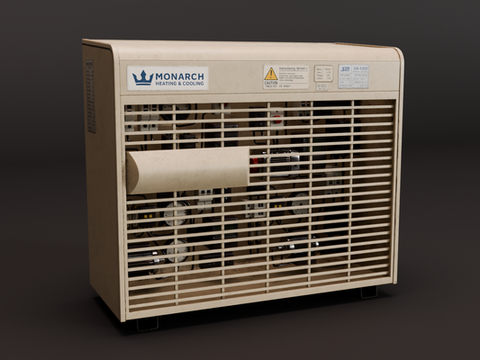 HVAC unit 3D model