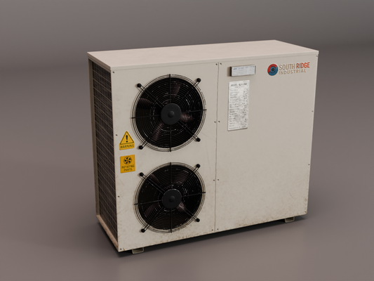 Dirty HVAC 3D model