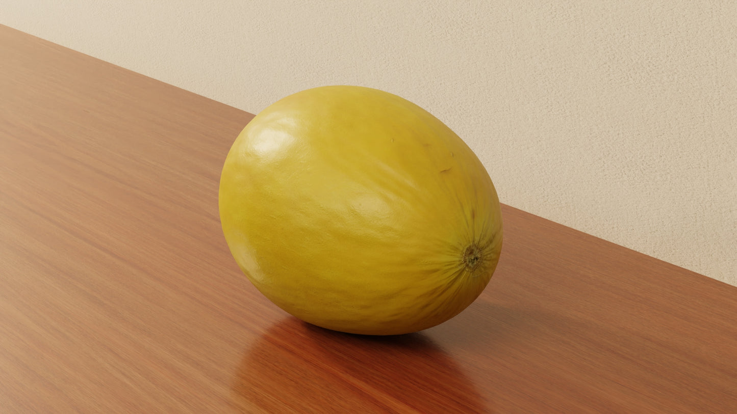 Melon set Canary 3D model