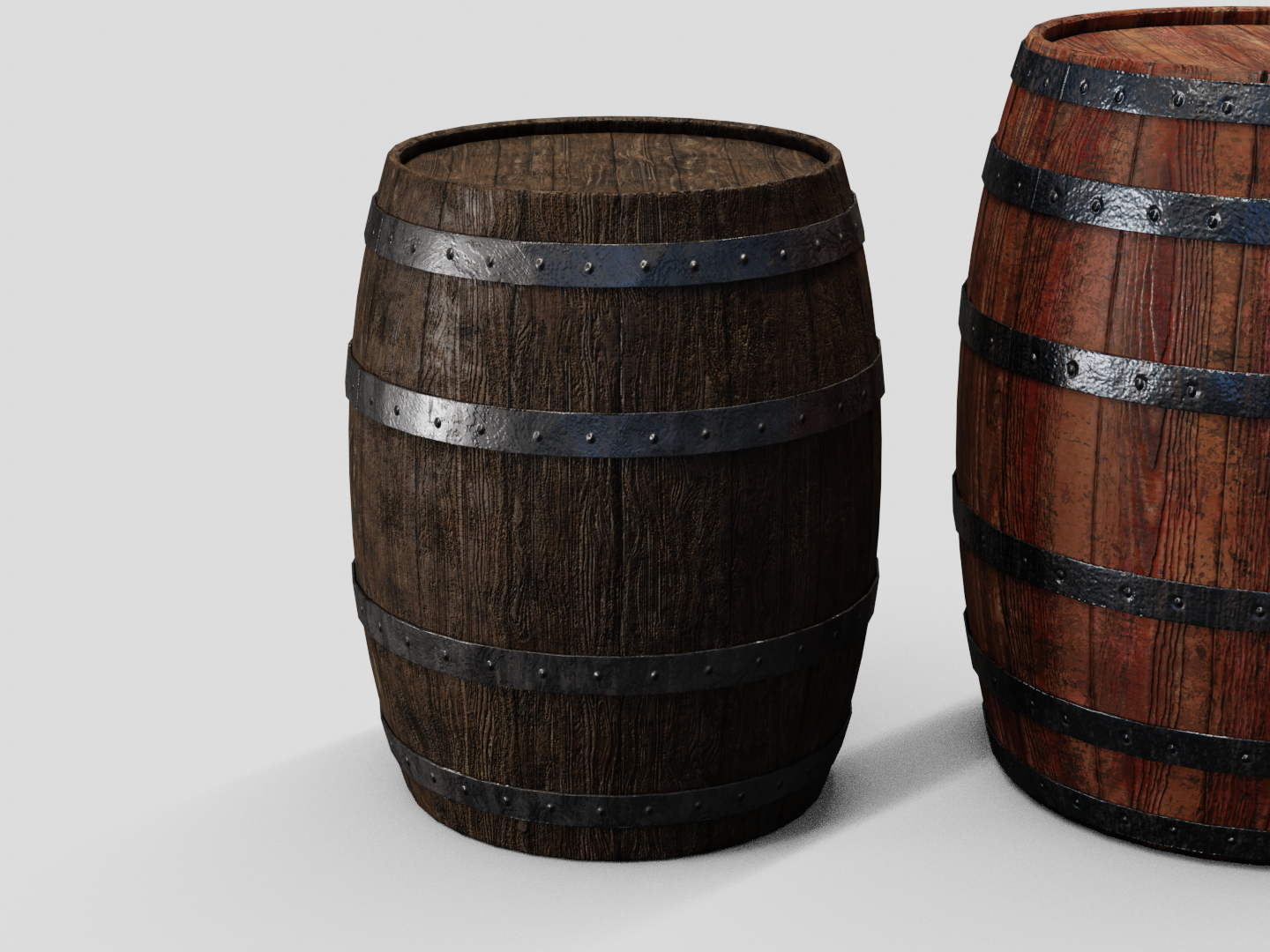 Barrel wooden set