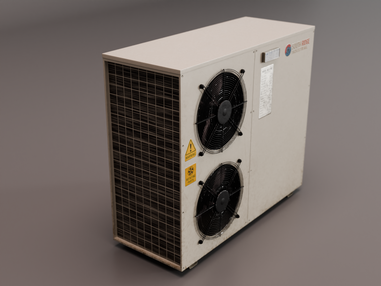 Dirty HVAC 3D model