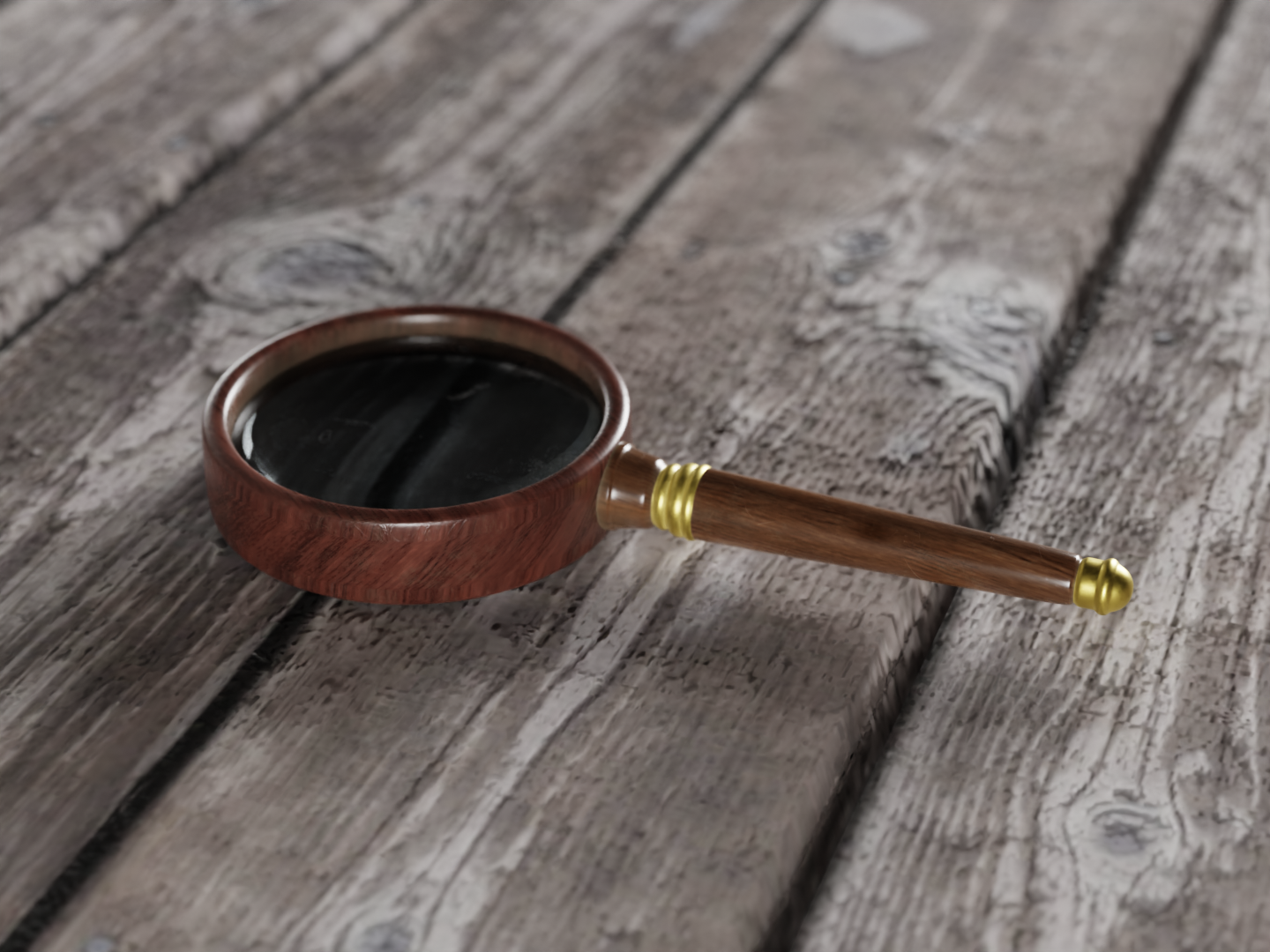 Magnifying glass 3D model