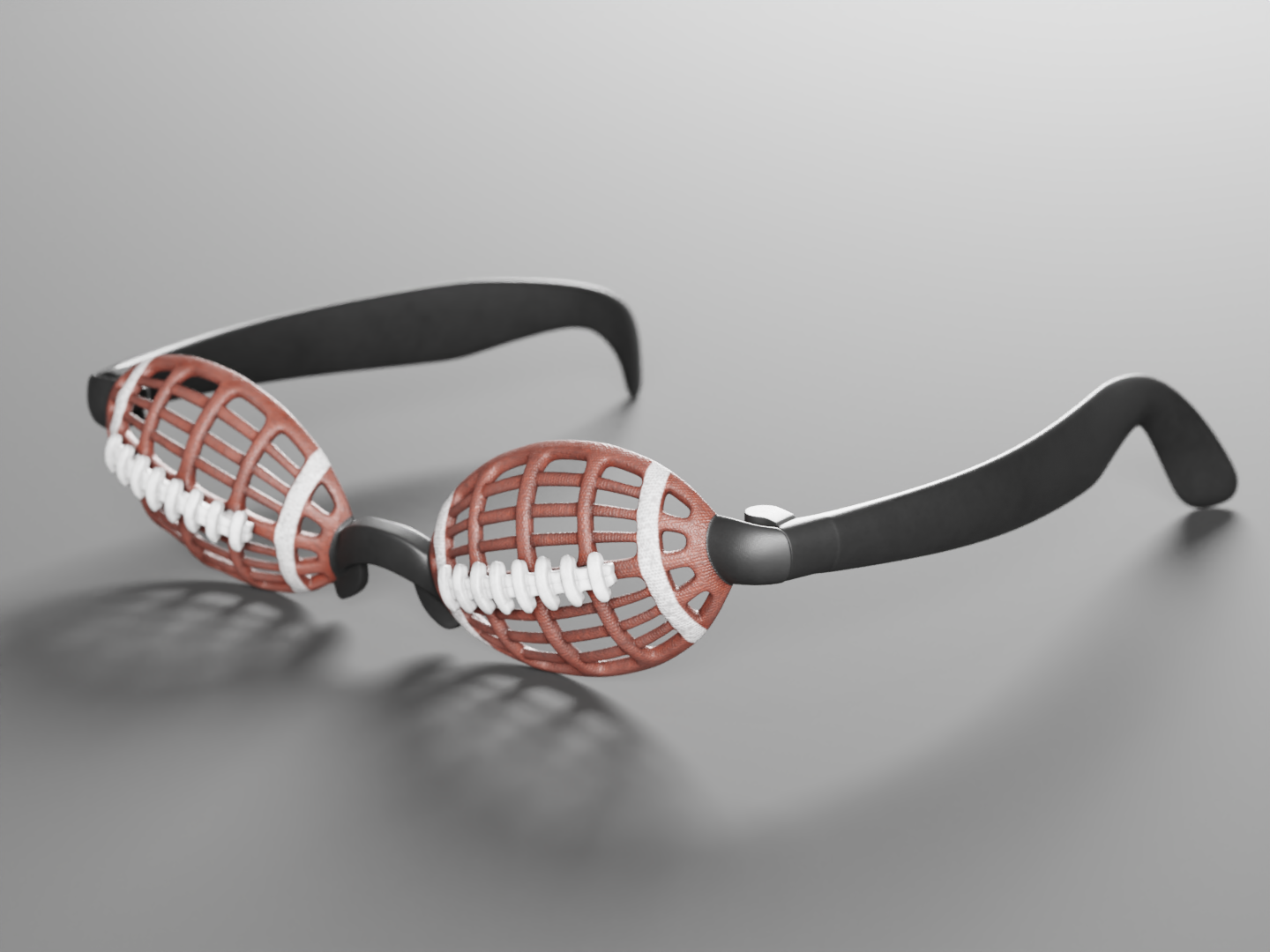 American Football Shades 3D model