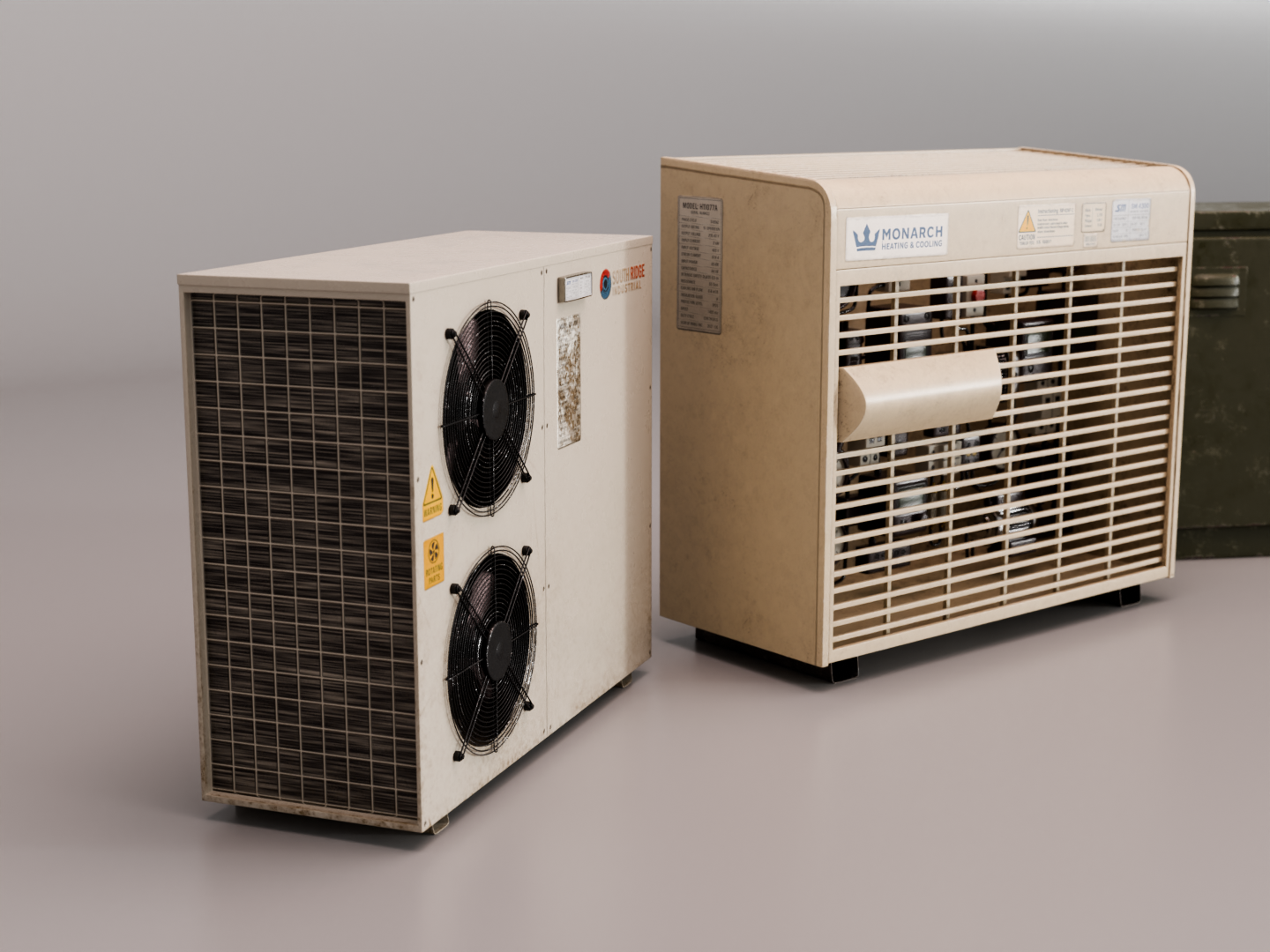 HVAC set 3D model