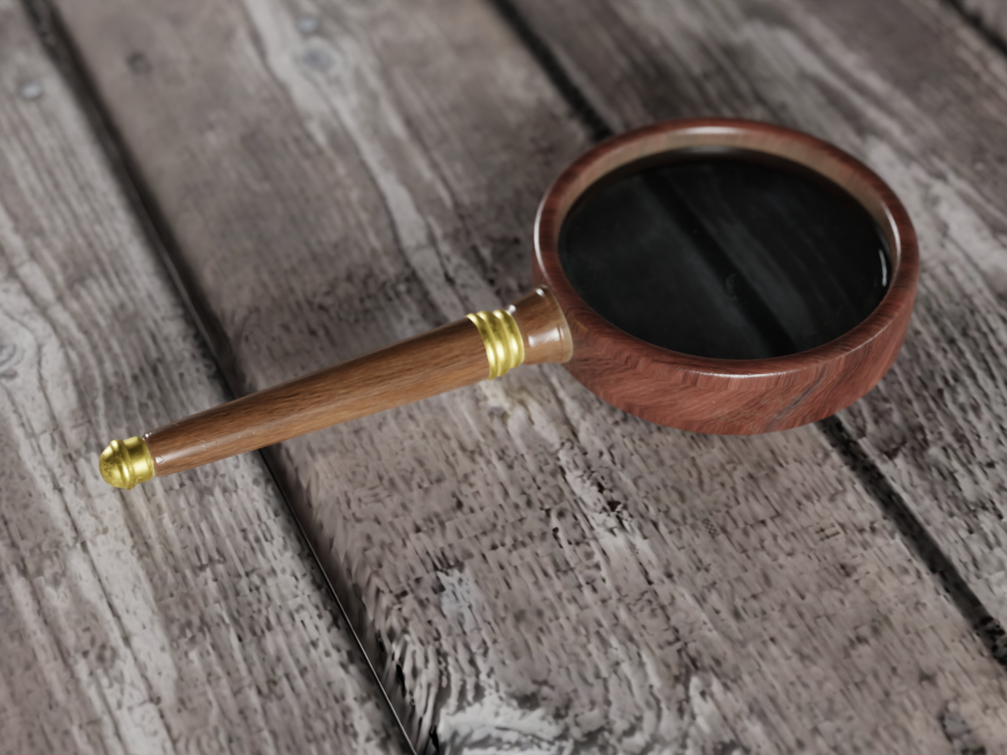 Magnifying glass 3D model