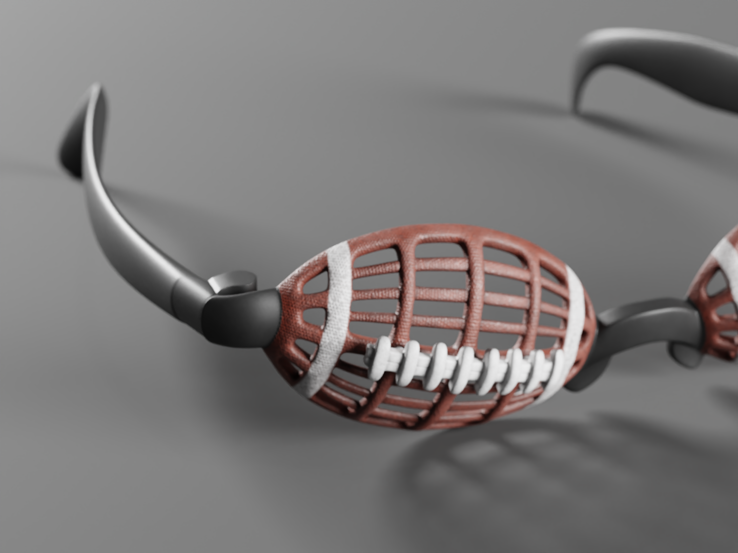 American Football Shades 3D model