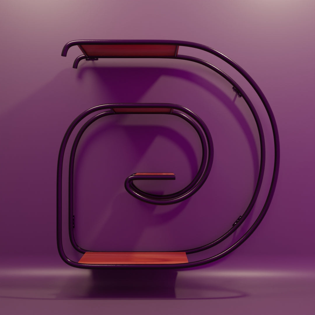 Wall mounted shelf 3D model