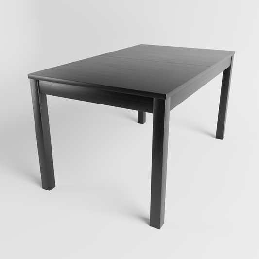 Wooden table black 3D model