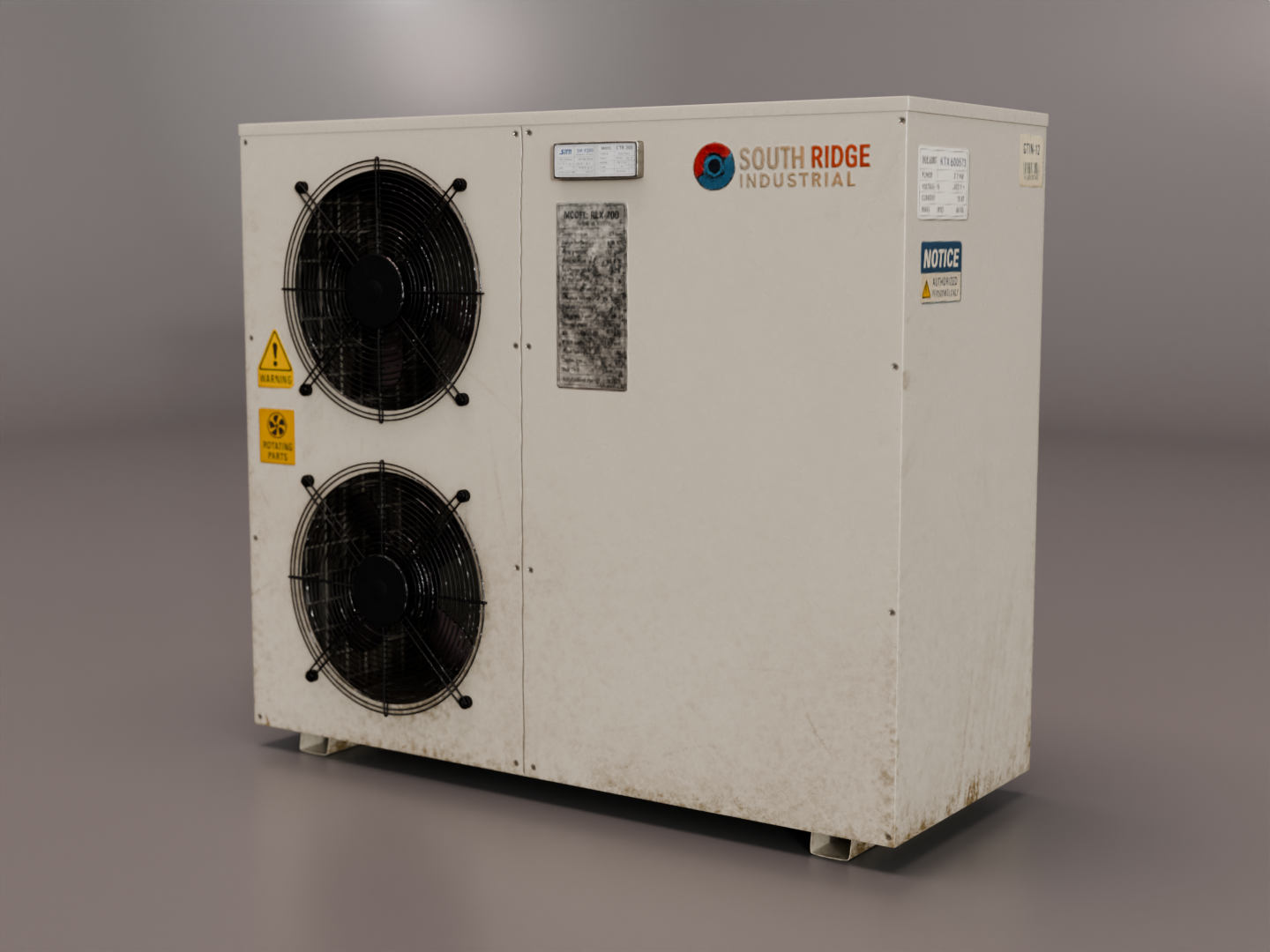 Dirty HVAC 3D model