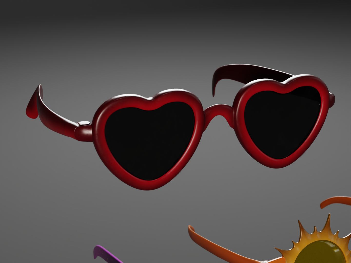 Pack of sunshades 3D model