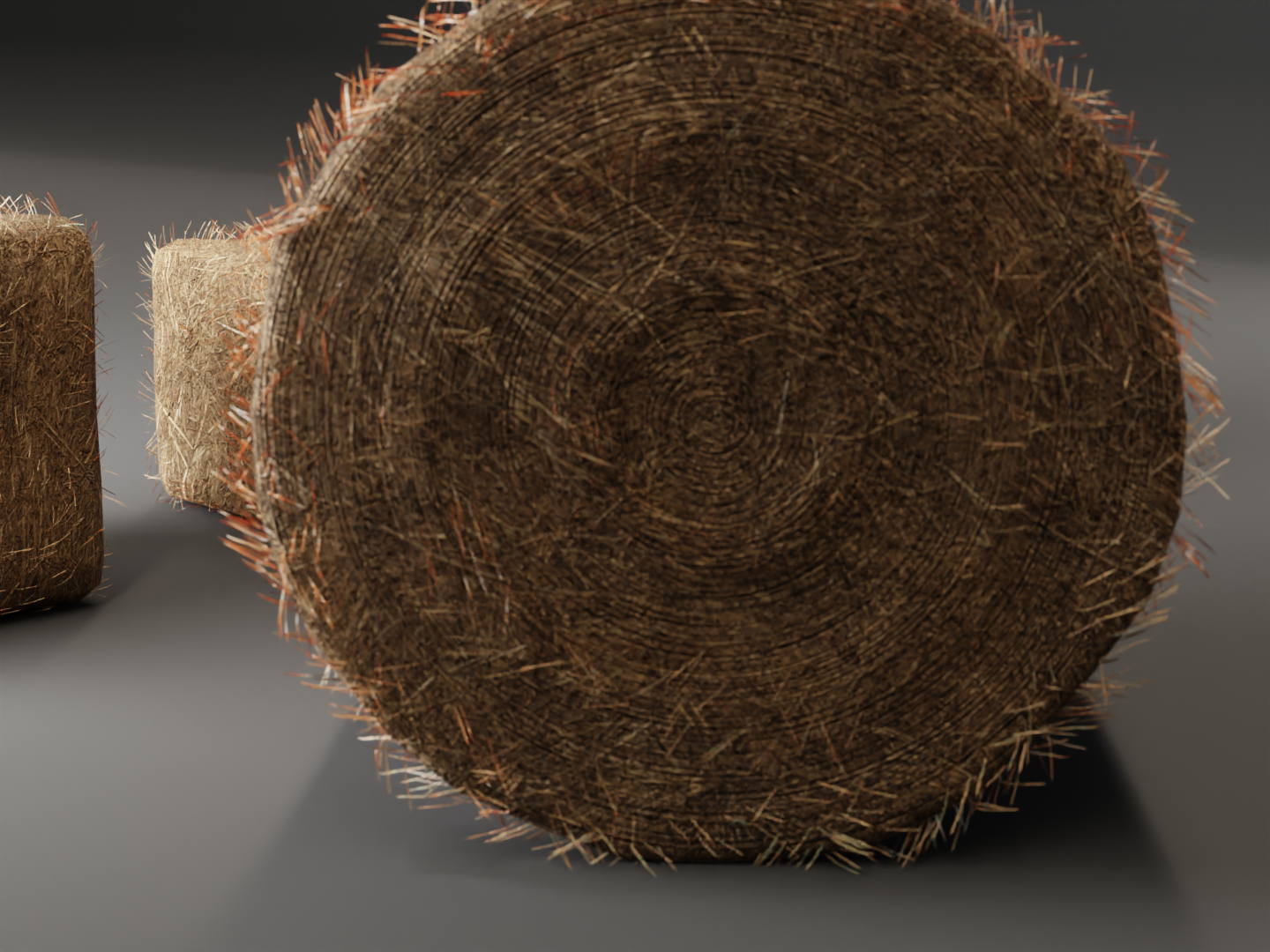Hay bale set