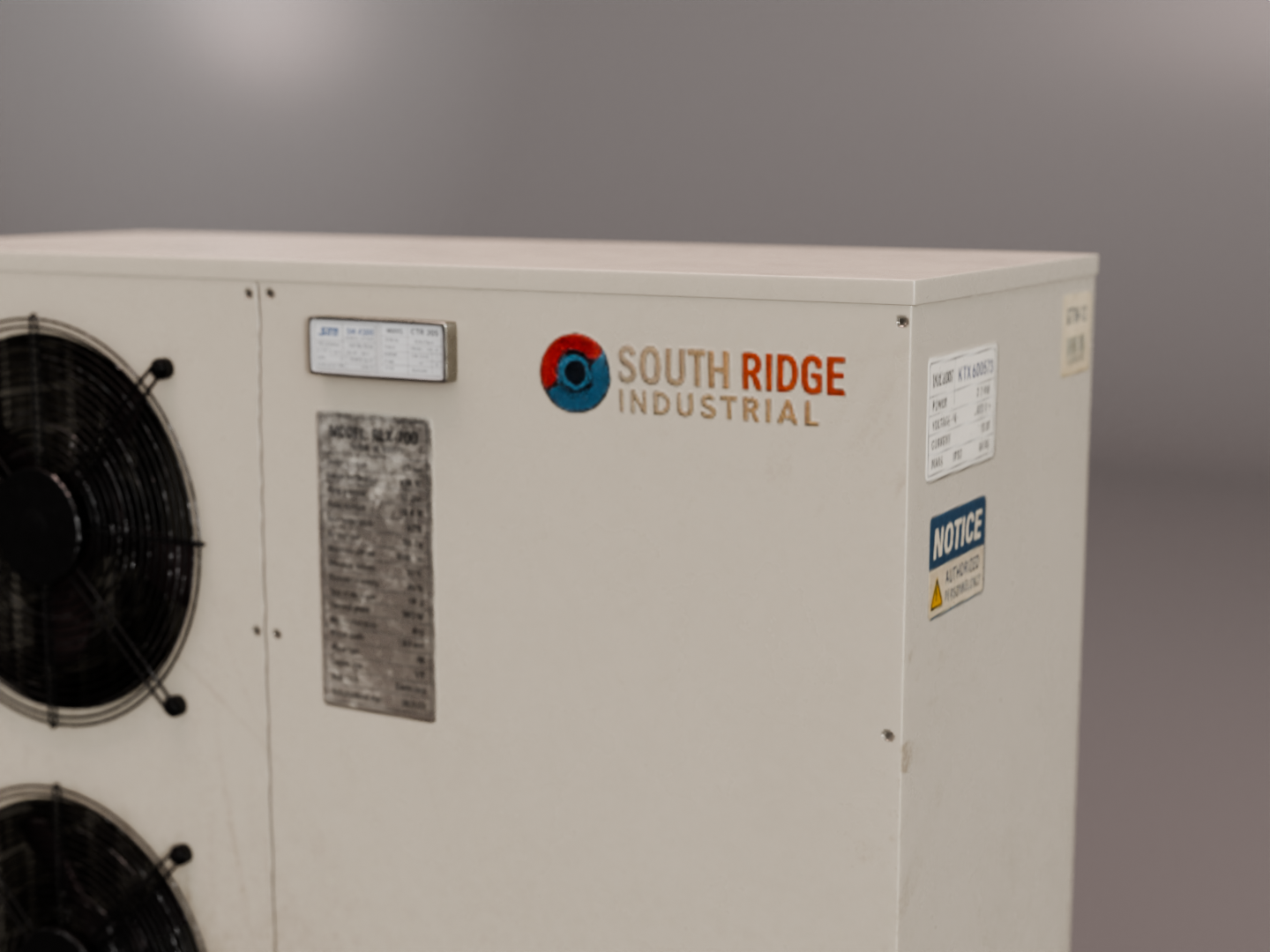 Dirty HVAC 3D model