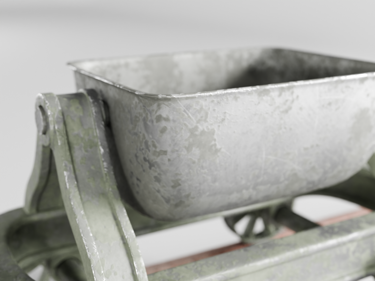 Minecart worn 3D model